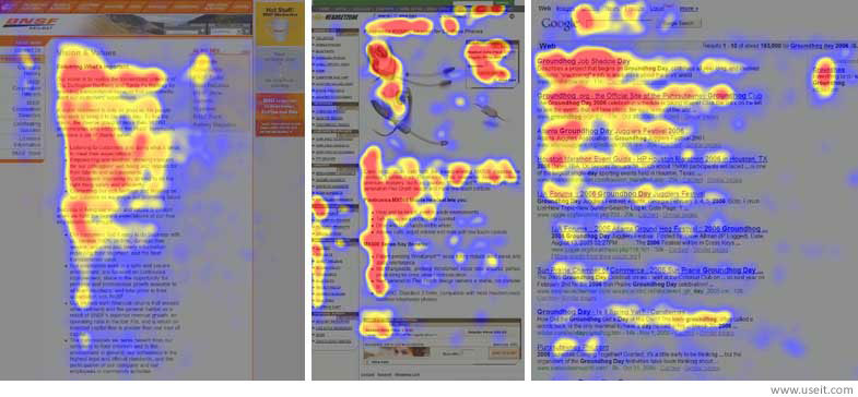 f-scanning eye tracking image